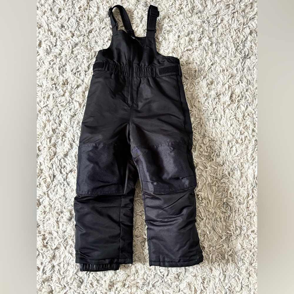 Cat & Jack 3T Kids Black Snow Bib Overalls